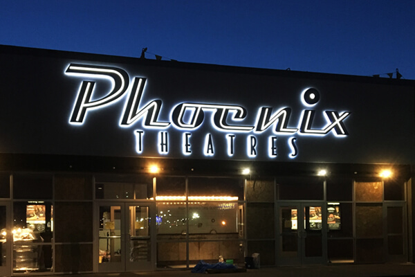 Phoenix Theatres - Halo illuminated