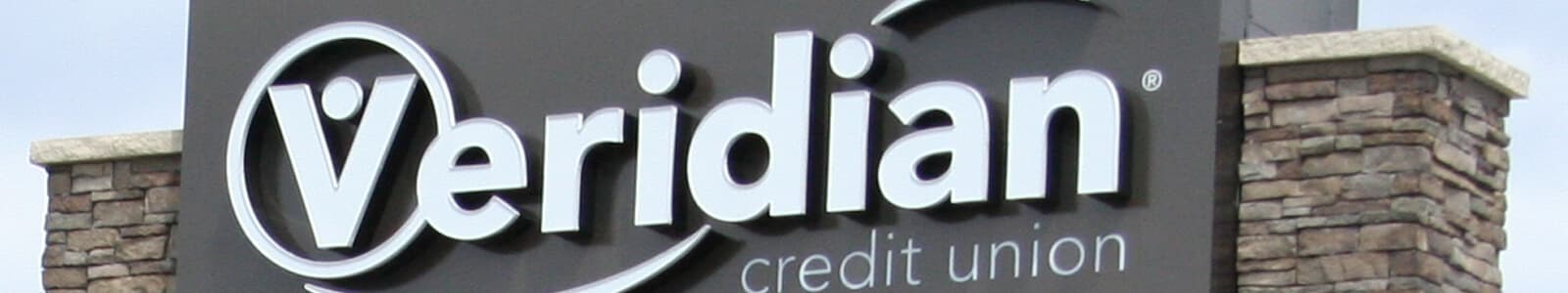 Monument Signs Veridian Credit Union