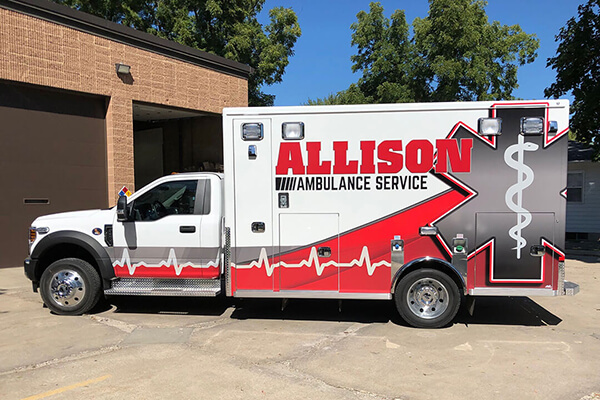 Allison Ambulance Wrap Graphics