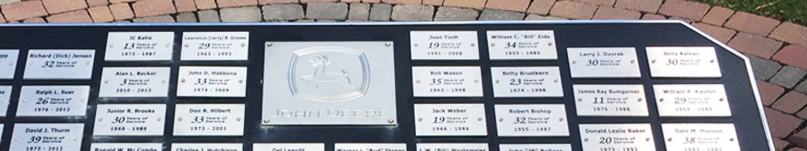 Interior Plaques John Deere