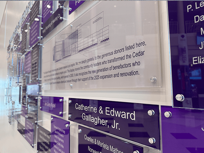 UNI Gallagher Bluedorn Donors