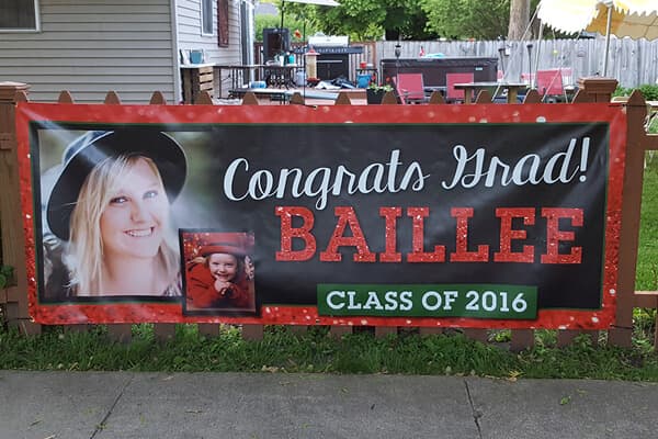 Personalized Graduation Banner