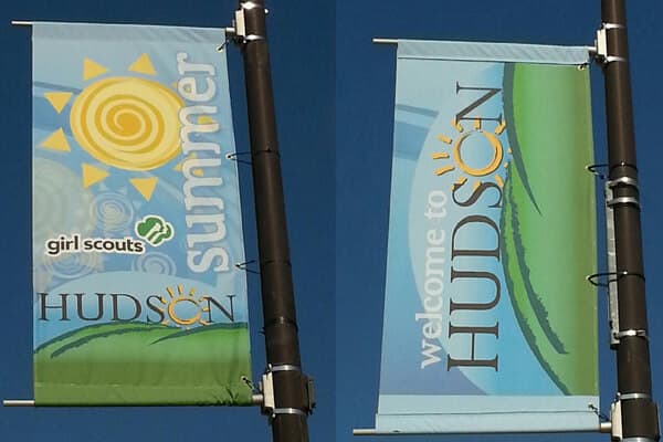 Light Pole Banners - Hudson, Iowa