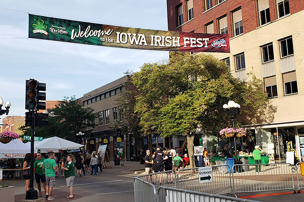 Irish Fest over the road