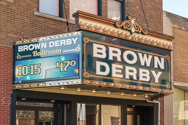 Brown Derby Ballroom Marquee