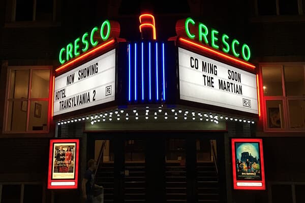 Cresco Theater neon alternative