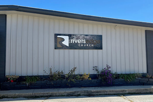 Rivers Edge Church Building Sign