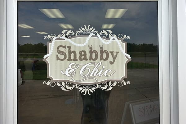 Shabby & Chic - Printed decal
