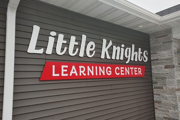 Little Knights Routed Logo