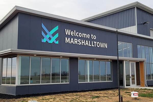 Marshalltown Airport Routed Logo