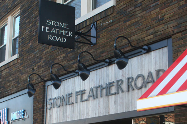 Stone Feather Road - Aluminum Water-Jet Letters