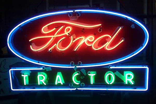 Neon Ford Tractor