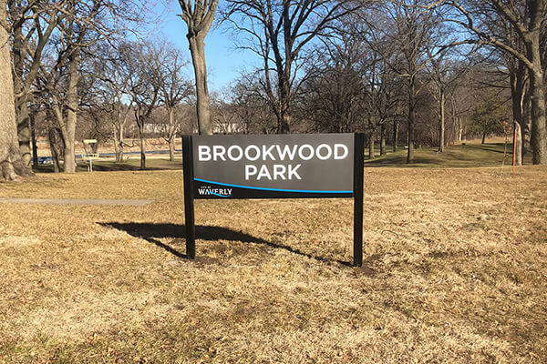 Waverly Parks Post & Panel Sign