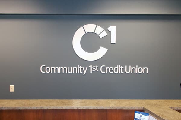 Community 1st Credit Union Dimensional Logo