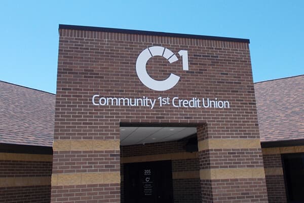 Community 1st Credit Union Dimensional Logo