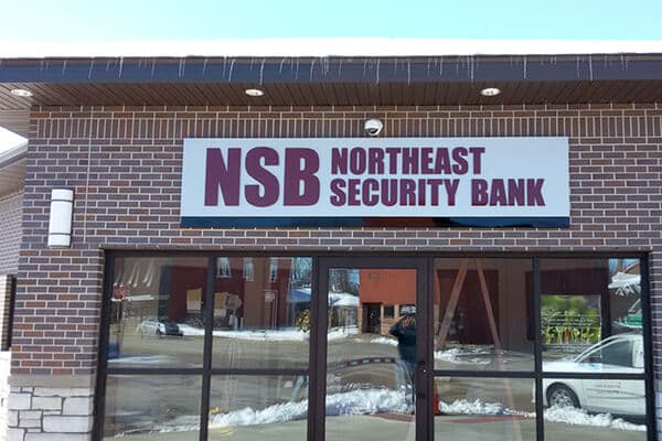 Banking\Financial NSB Bank Wall Sign