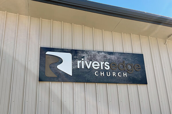 Rivers Edge Church Building Sign