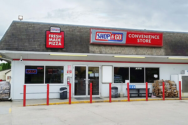 Shop & Go Building Signs