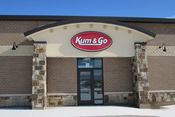 Convenience Stores Kum & Go Wall Sign