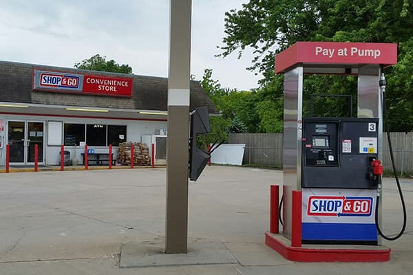 Convenience Stores Shop & Go Pump & Wall Signs