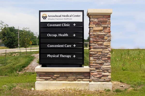 Healthcare Arrowhead Medical Center Monument Sign