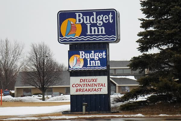 Hospitality Budget Inn Pylon Sign