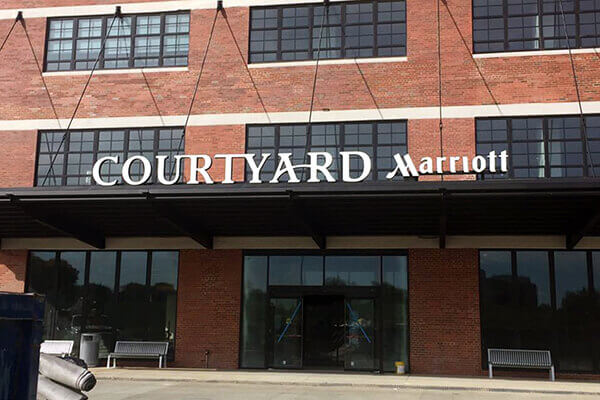 Courtyard By Marriott Channel Letters