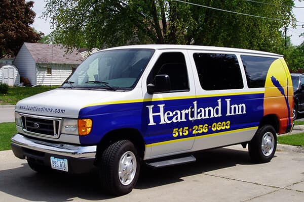 Hospitality Heartland Inn Van Wrap