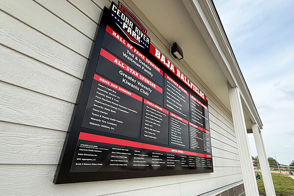 Cedar River Park Donors