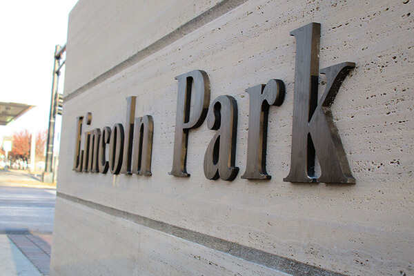 Lincoln Park Dimensional Letters