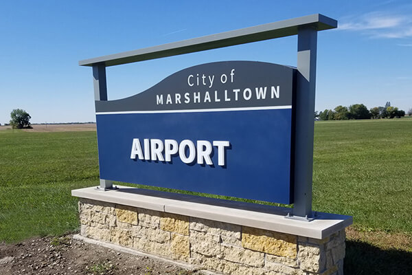 Marshalltown Airport Monument