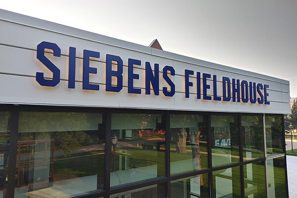 Siebens Fieldhouse Channel Letters