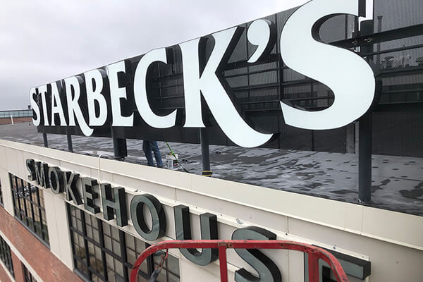 Starbeck's Smokehouse Channel Letters