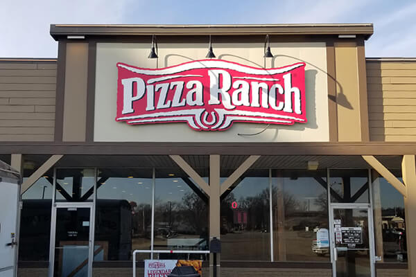 Pizza Ranch Gooseneck Lit Sign