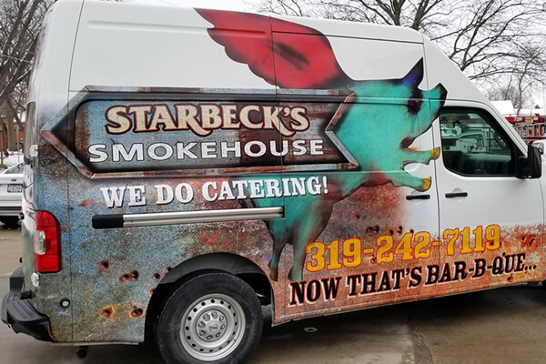 Restaurants Starbeck's Smokehouse Partial Wrap