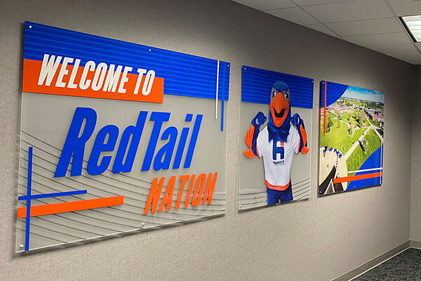 Hawkeye Community College Wall Mounted Acrylic