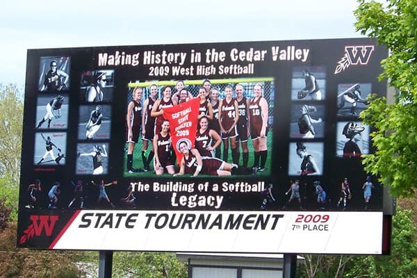 Schools & Campuses West High Billboard