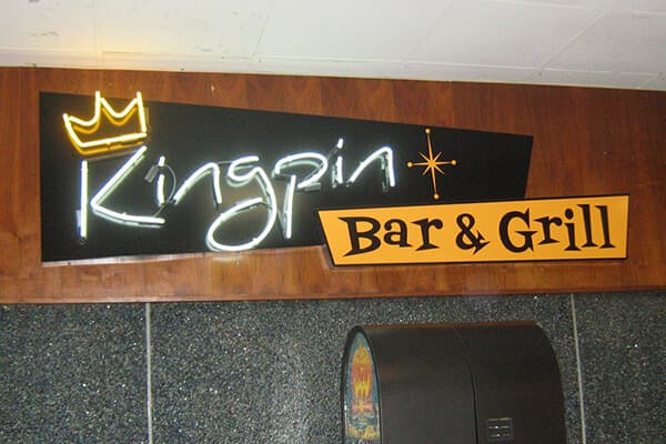 Custom Interior Kingpin Bar & Grill