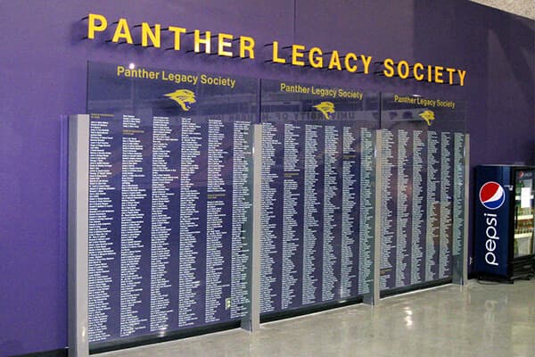 Custom Interior Panther Legacy Wall