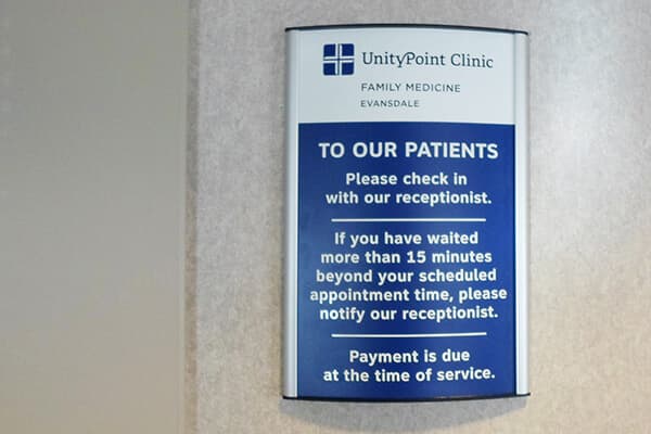 Interior Identification Unity Point Clinic