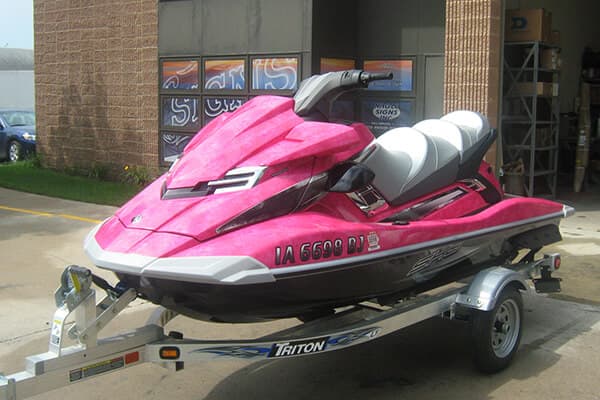 Pink Jet Ski