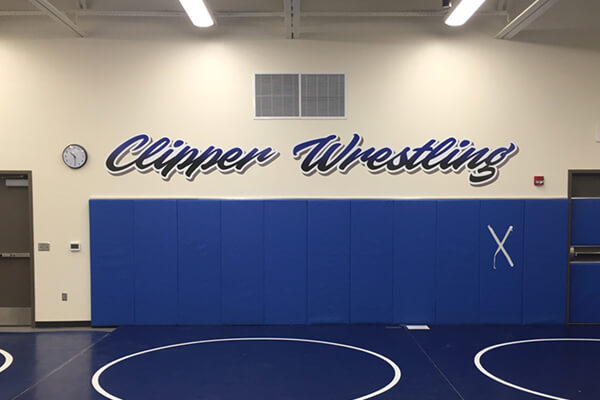 Printed Graphics Clipper Wrestling