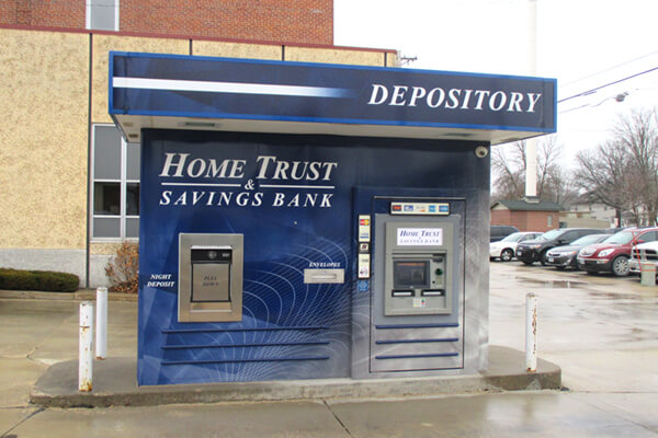 Printed Graphics Home & Trust ATM Wrap Graphics