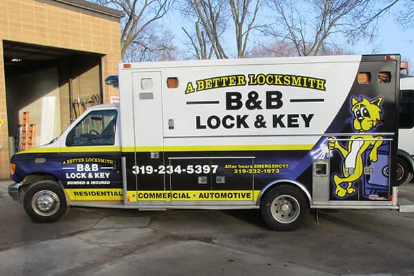 B & B Lock & Key Partial Wrap