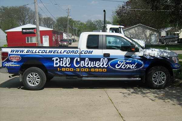 Bill Colwell Ford Partial Wrap