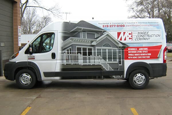 Magee Construction Partial Wrap