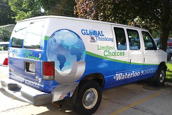 Waterloo Schools Partial Wrap