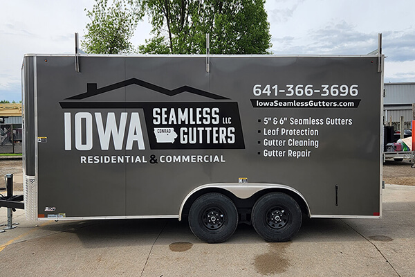 Iowa Seamless Gutters Custom Logo/Graphics