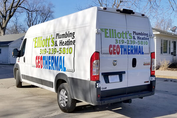 Vehicle Decals KC Elliott's Plumbing & Heating