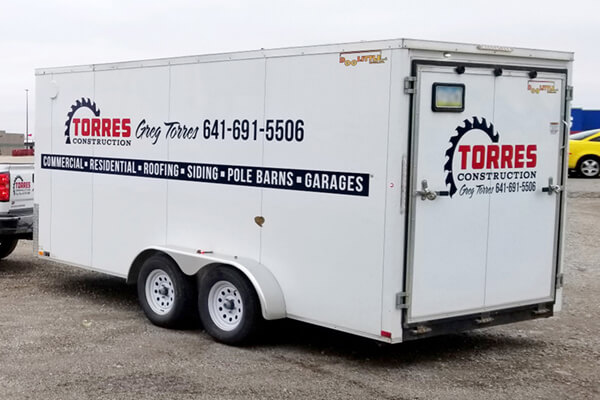 Vehicle Decals Torres Construction